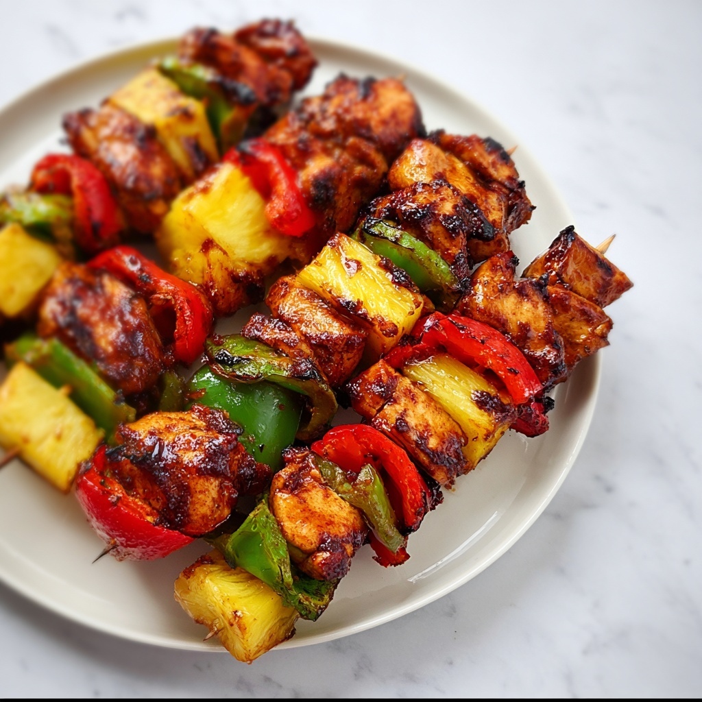 Sweet BBQ Chicken Kebabs Recipe - Recipe Image