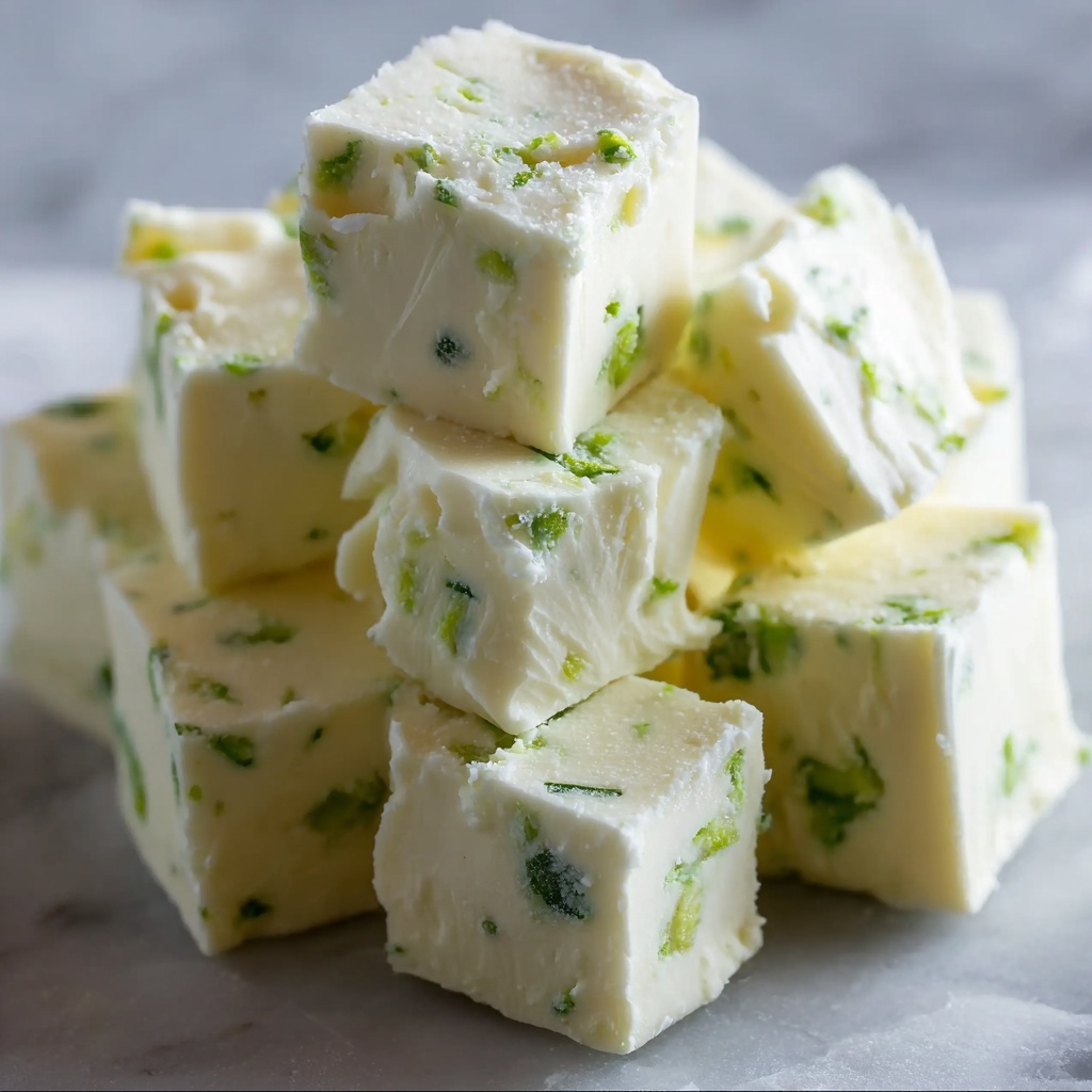 White Chocolate Mint Fudge Recipe - Recipe Image
