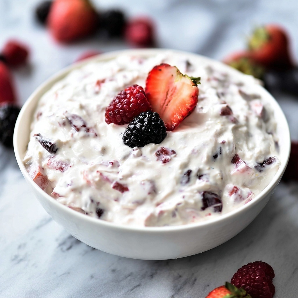 Berry Cheesecake Salad Recipe - Recipe Image