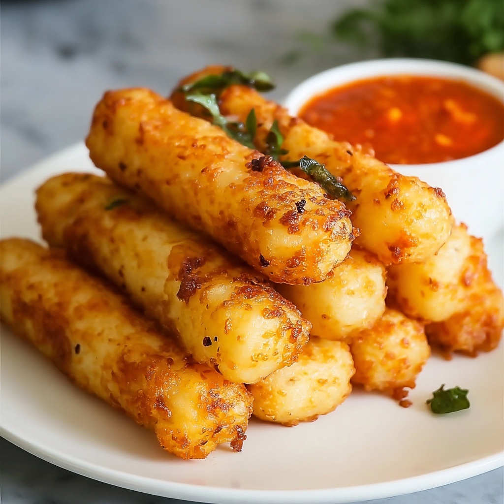Melt-in-Your-Mouth Potato Cheese Sticks Perfect for Snacking Recipe - Recipe Image