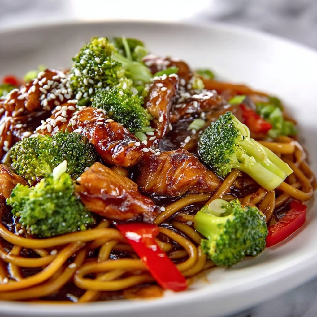Chicken Teriyaki Noodles Recipe - Recipe Image