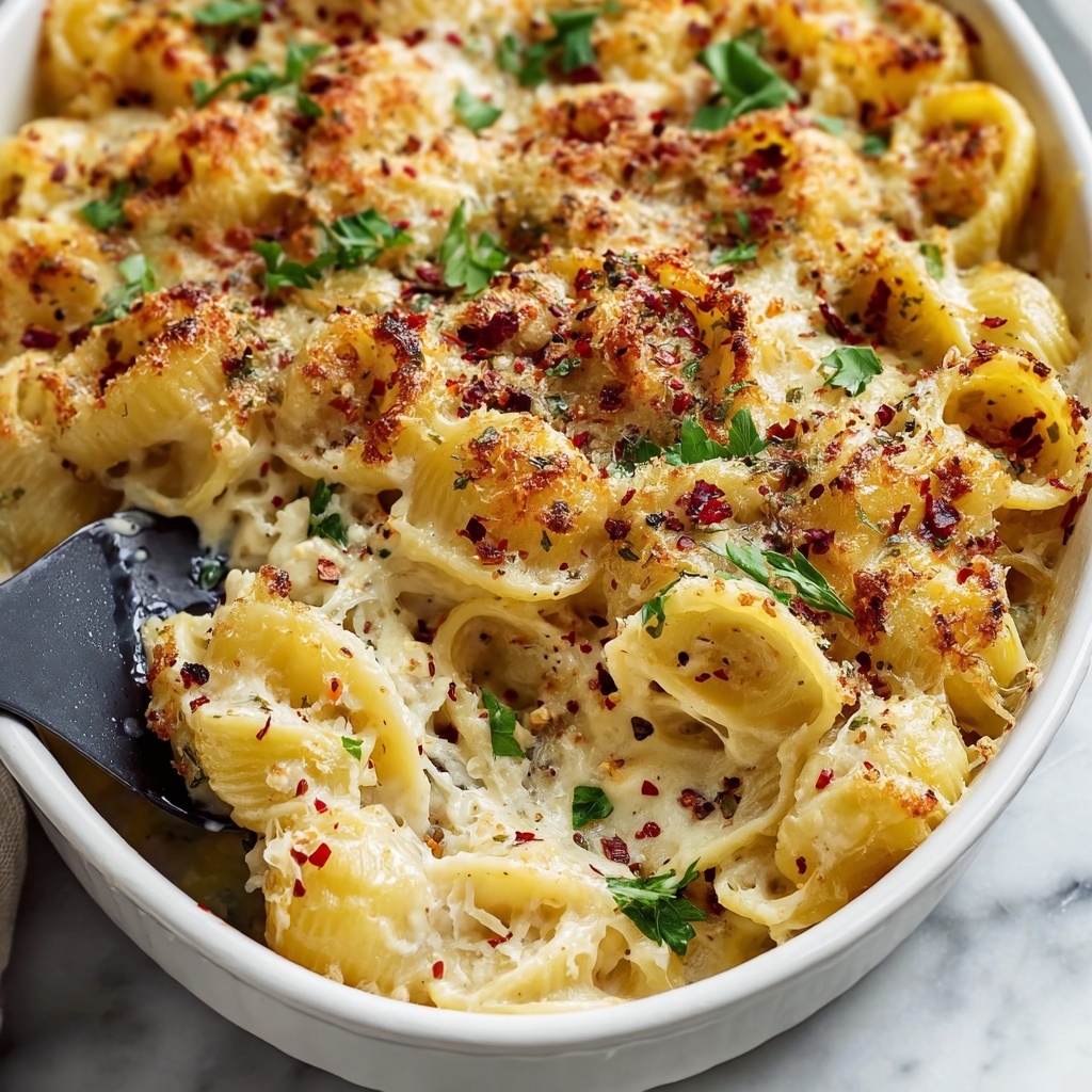 Alfredo Tortellini Bake Recipe - Recipe Image
