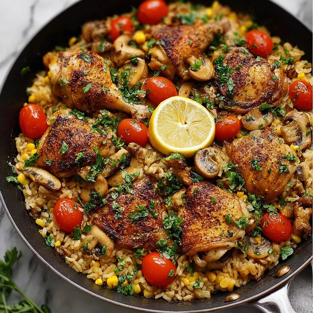Greek Chicken and Lemon Rice Recipe