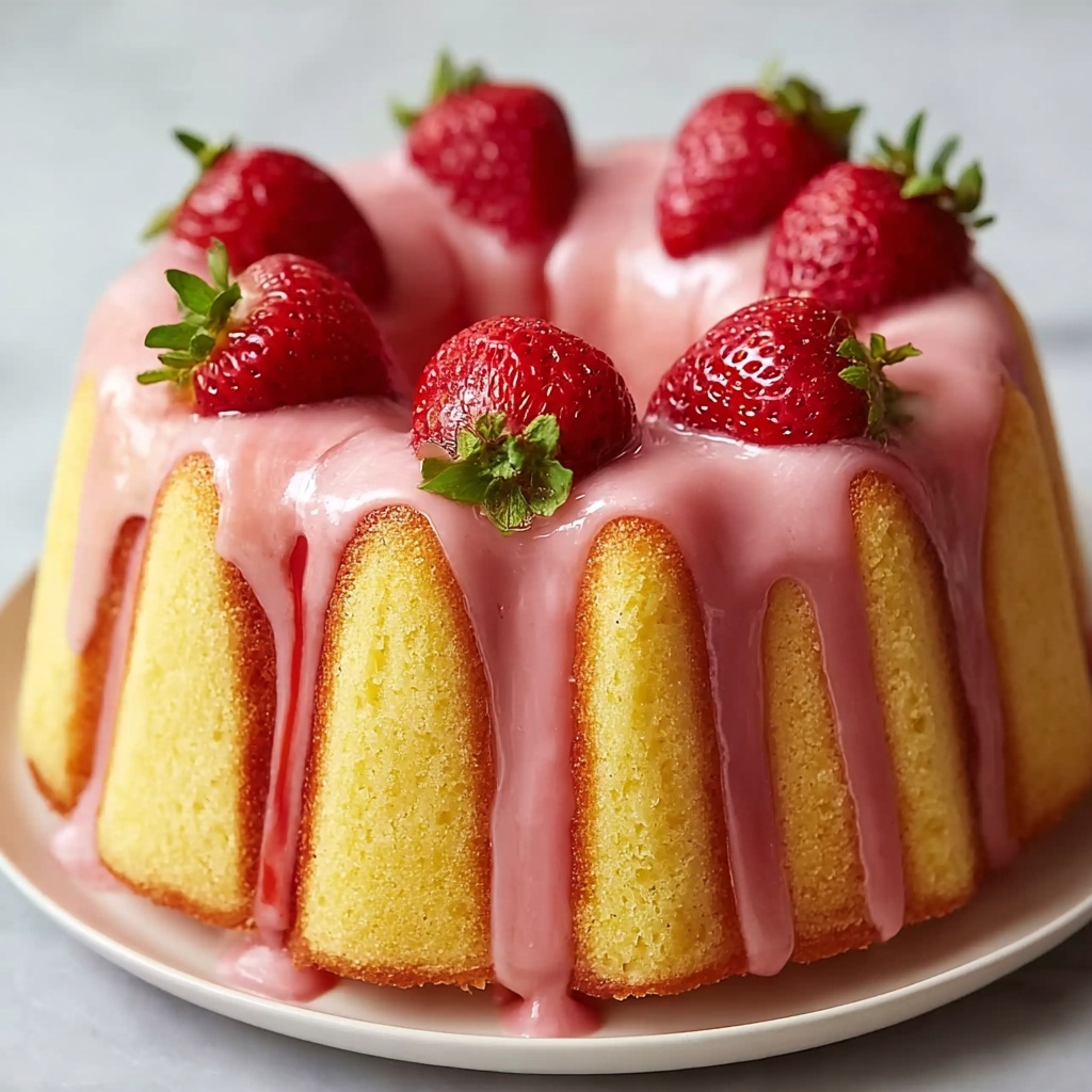 Strawberry Milkshake Pound Cake – Sweet Summer Nostalgia Recipe