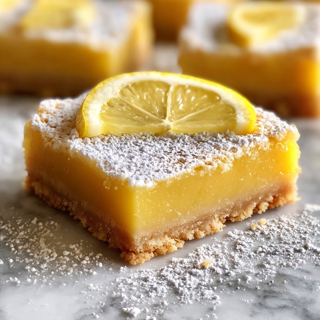 Classic Lemon Bars Recipe - Recipe Image