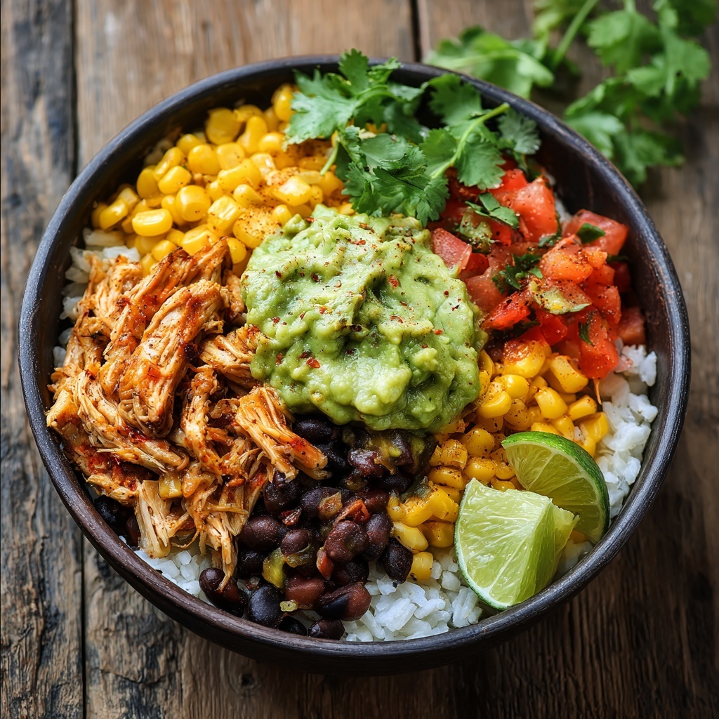 Chicken Burrito Bowl Recipe - Recipe Image