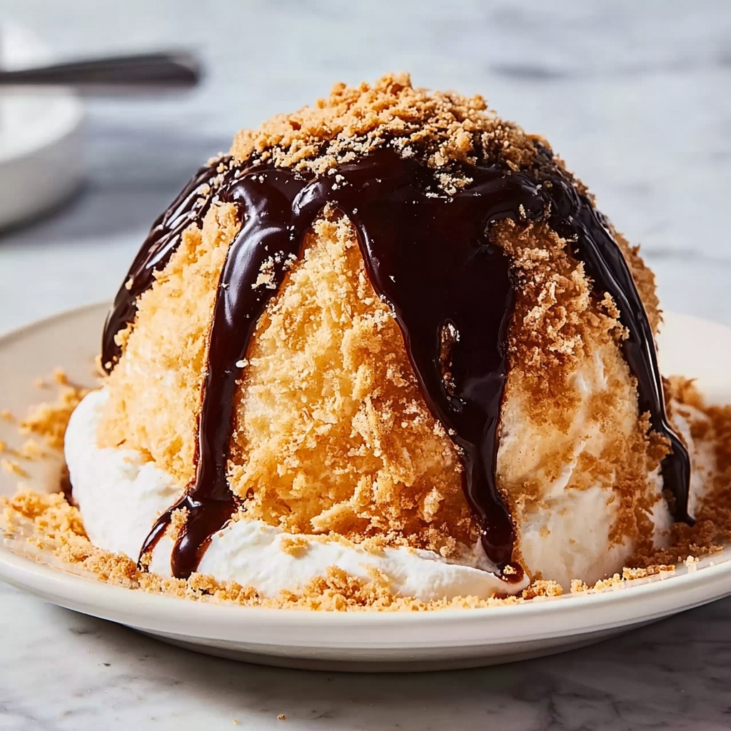 Fried Ice Cream Delight: Crunchy, Creamy Bliss at Home Recipe - Recipe Image