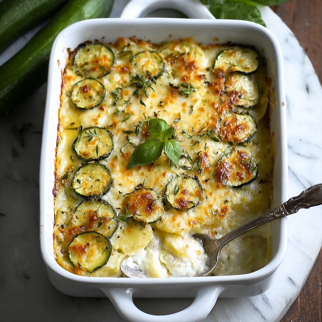 Creamy Zucchini Gratin Recipe - Recipe Image