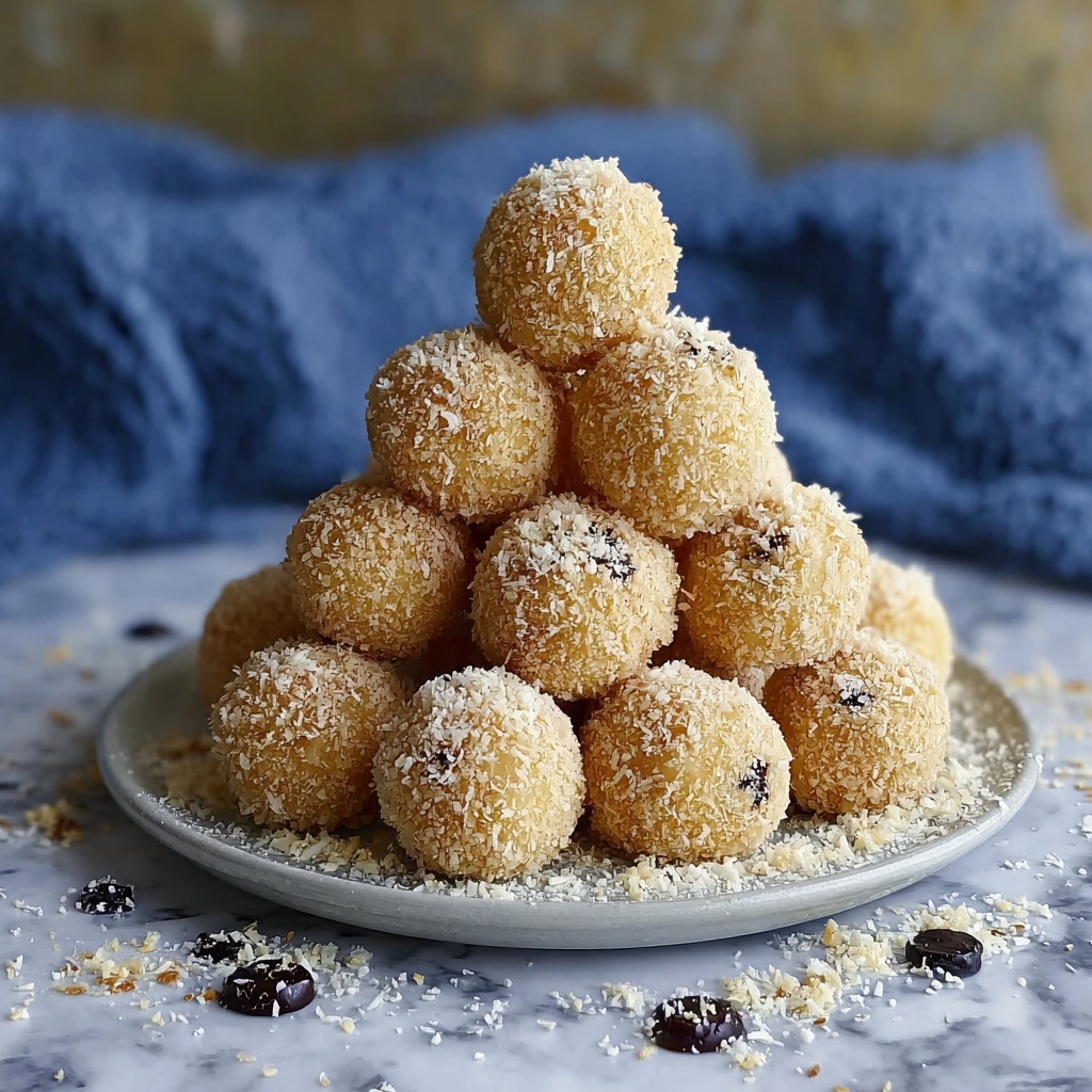 No-Bake Coconut Chocolate Balls Recipe - Recipe Image