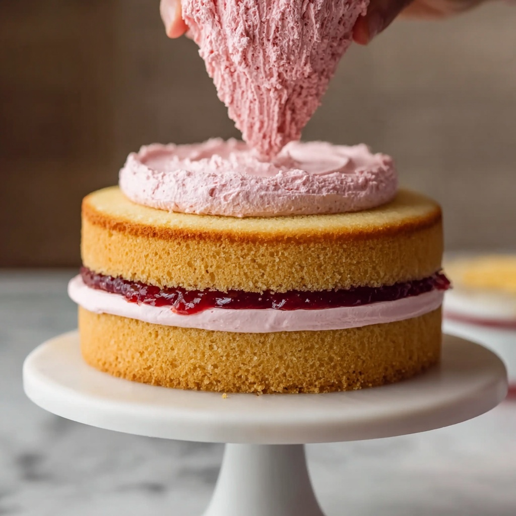 Strawberry Mousse Cake Filling Recipe - Recipe Image