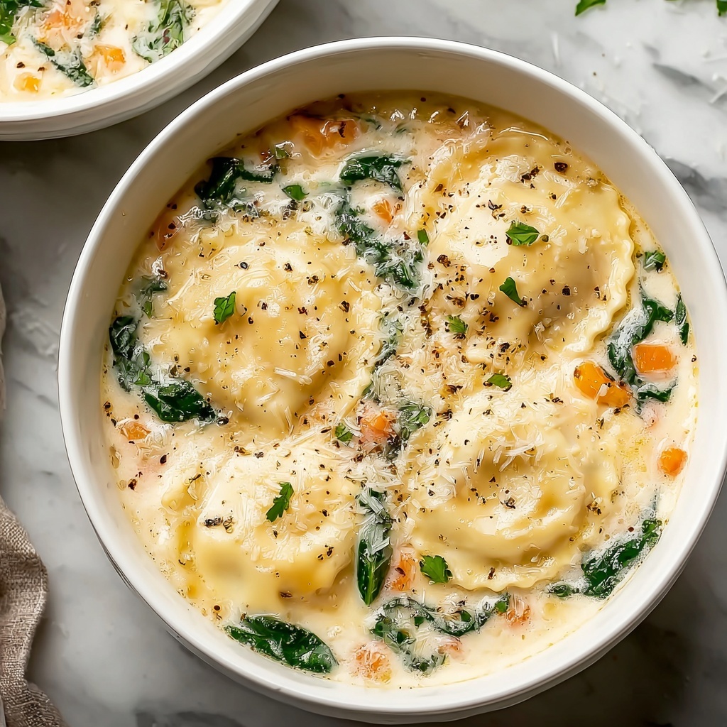 Creamy Ravioli Soup Recipe - Recipe Image