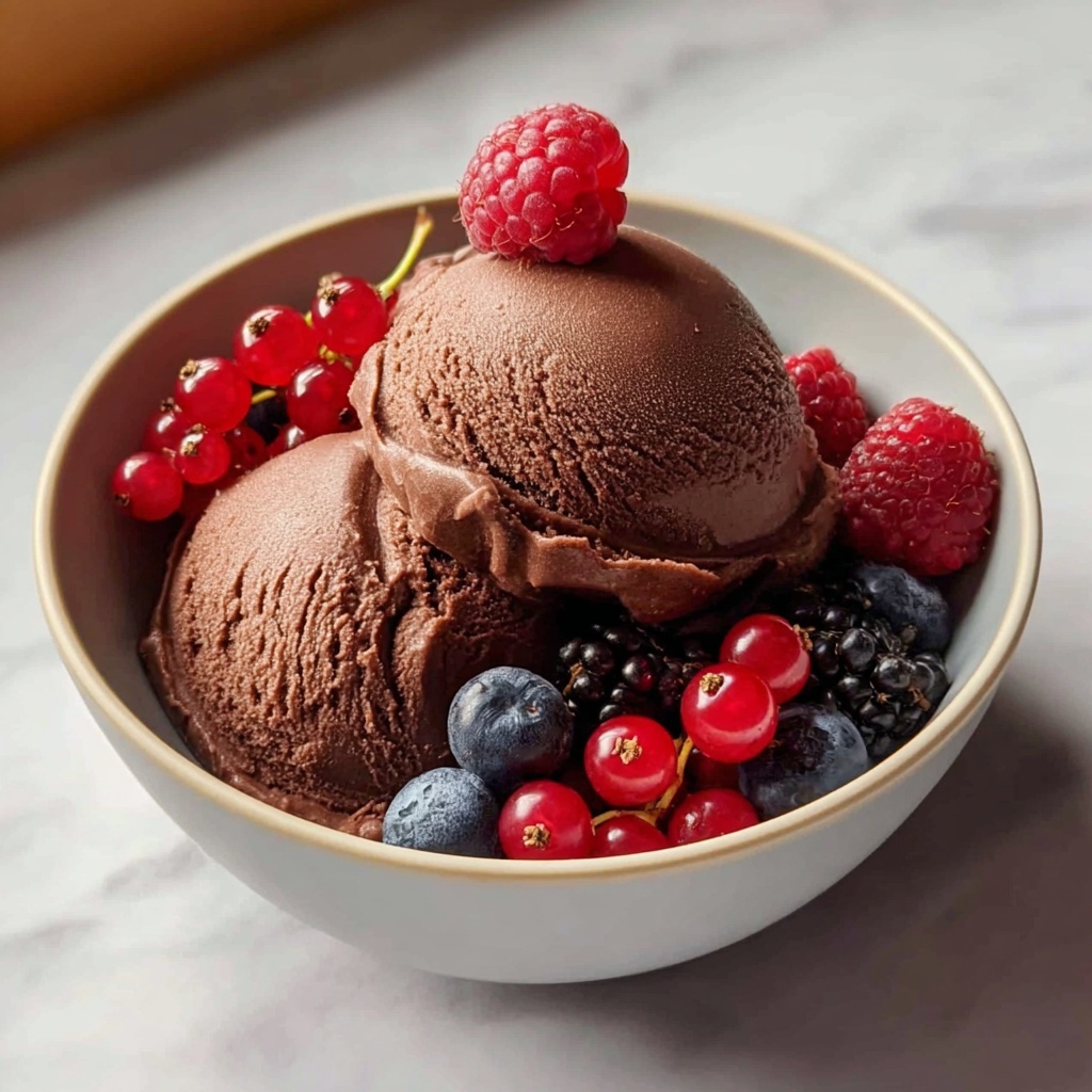 Chocolate Sorbet Recipe: 7 Steps to Pure Joy Recipe - Recipe Image