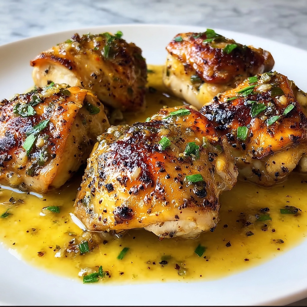 Creamy Garlic Chicken Thighs Recipe - Recipe Image