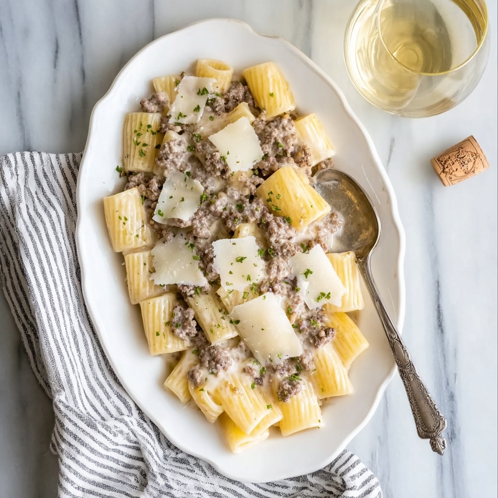 Creamy Beef Pasta Recipe - Recipe Image