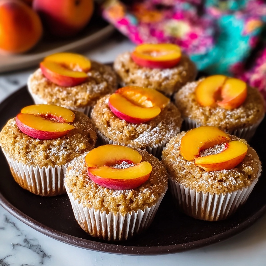 Peach Financiers: Elegant French Almond Cakes Recipe - Recipe Image