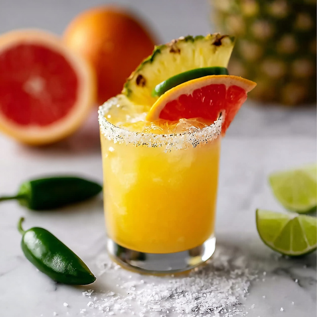 Spicy Pineapple Paloma Recipe - Recipe Image
