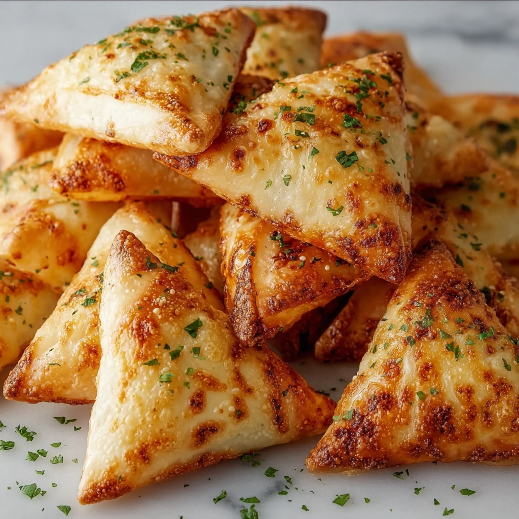 Easy Spinach and Feta Spanakopita Triangles Recipe - Recipe Image