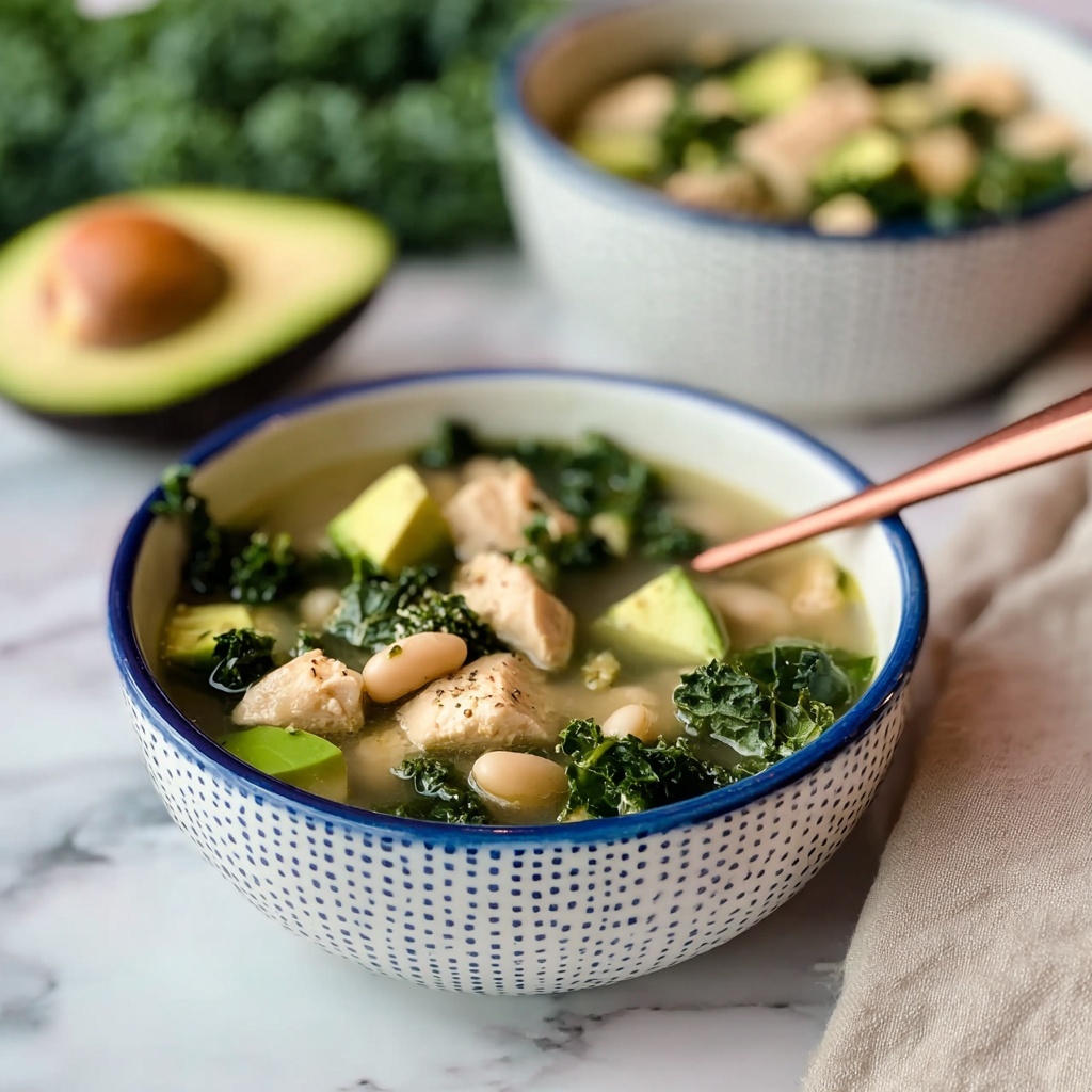 Chicken and Kale White Bean Chili Recipe - Recipe Image