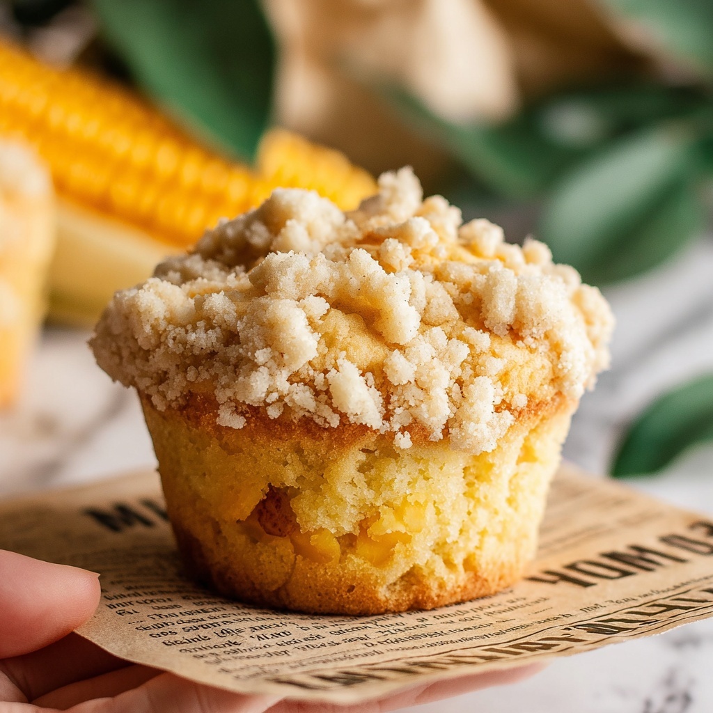 Easy Vegan Peach Cobbler Muffins Recipe - Recipe Image