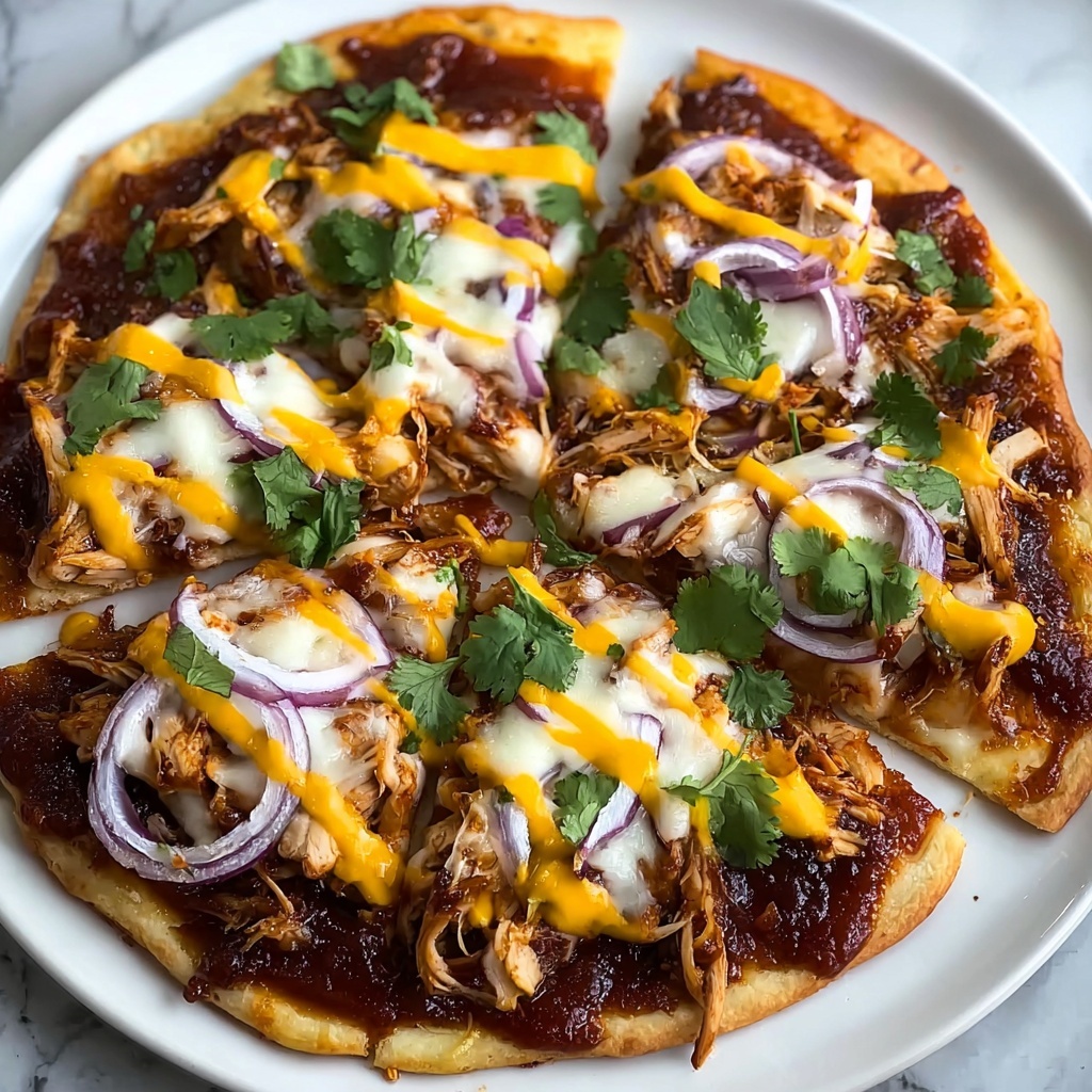 BBQ Chicken Flatbread Pizza Recipe - Recipe Image
