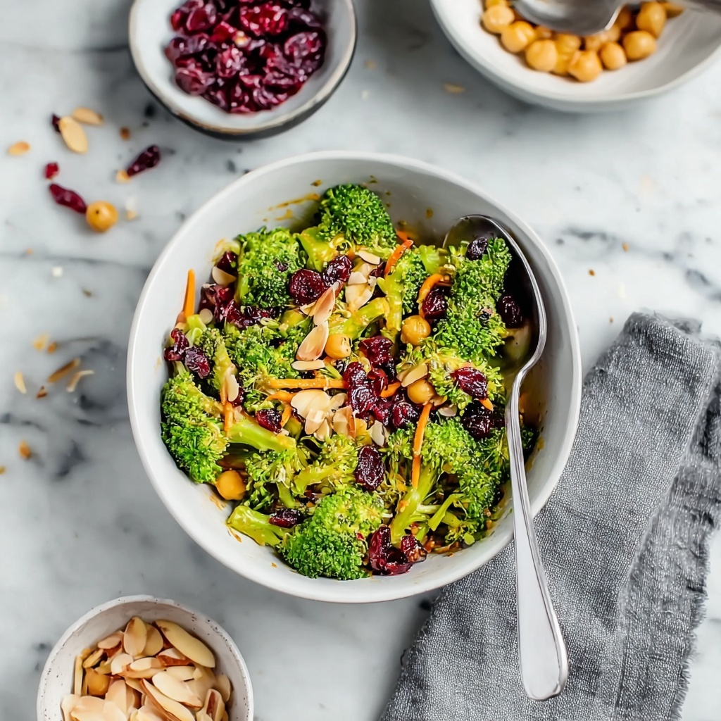 Vegan Curried Broccoli Chickpea Salad Recipe - Recipe Image