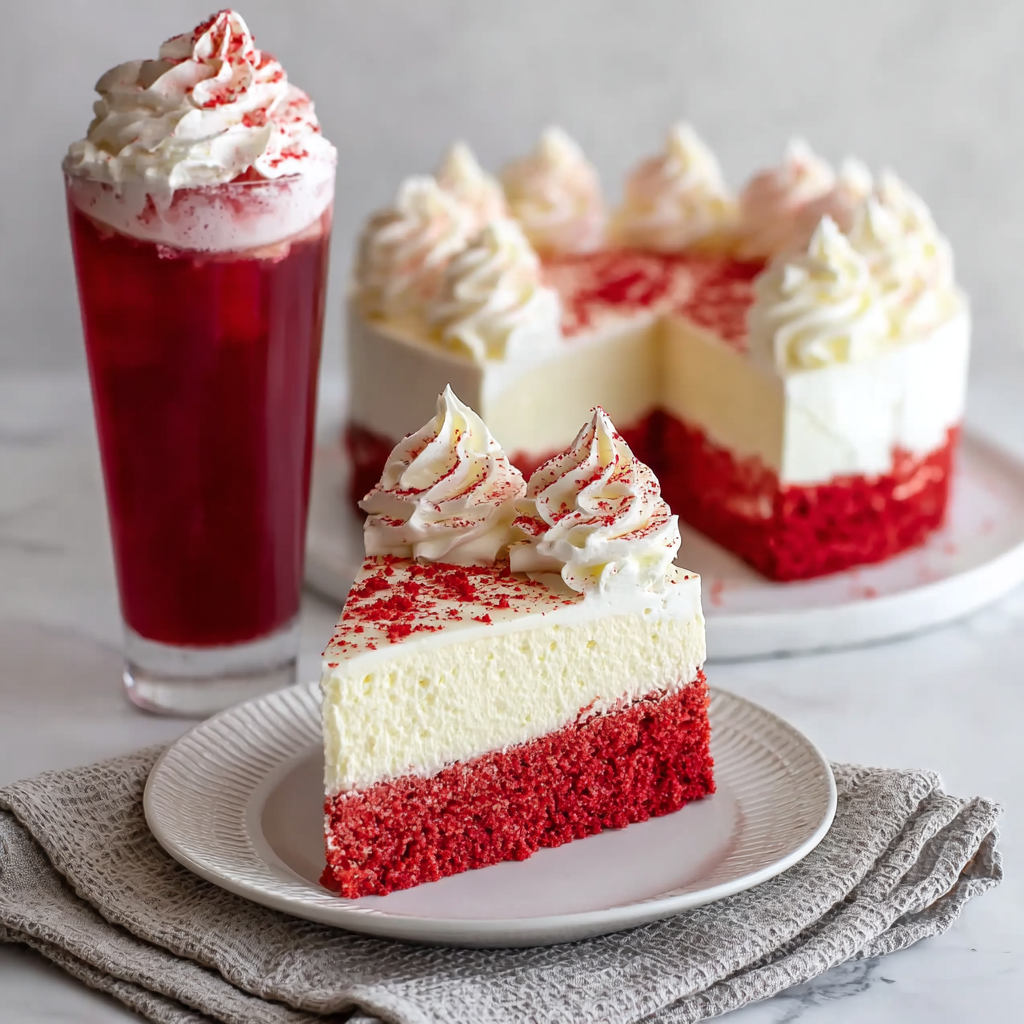 Red Velvet Cheesecake Dessert Recipe - Recipe Image