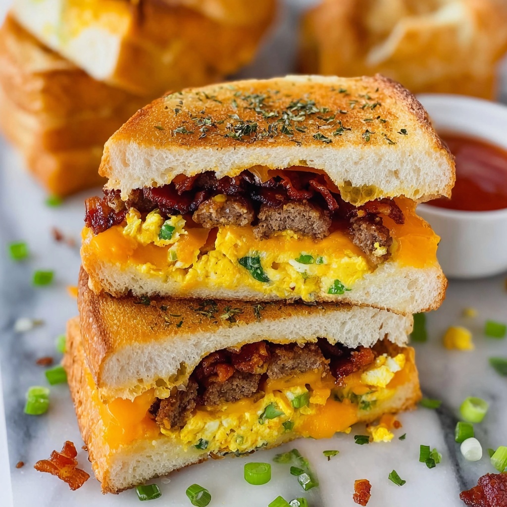 Breakfast Stromboli with Eggs and Bacon Recipe - Recipe Image