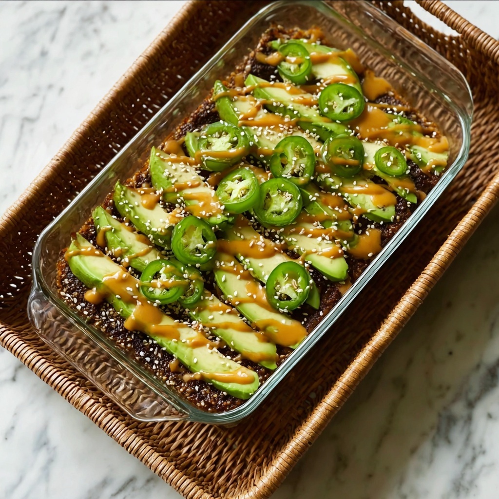 Spicy Salmon Sushi Bake Recipe - Recipe Image