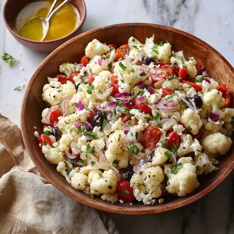 Sicilian Cauliflower Salad Recipe