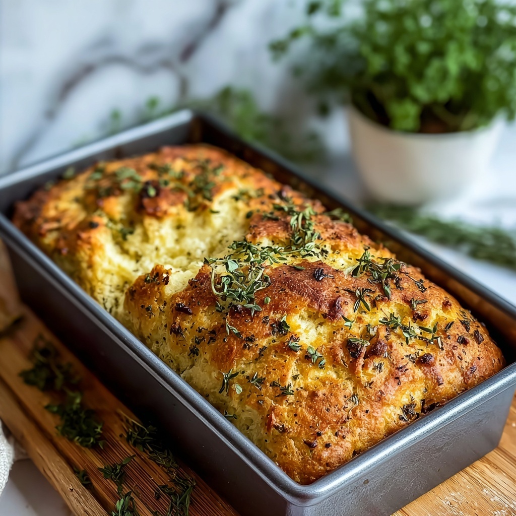 Herb & Cheese Quick Bread Recipe - Recipe Image