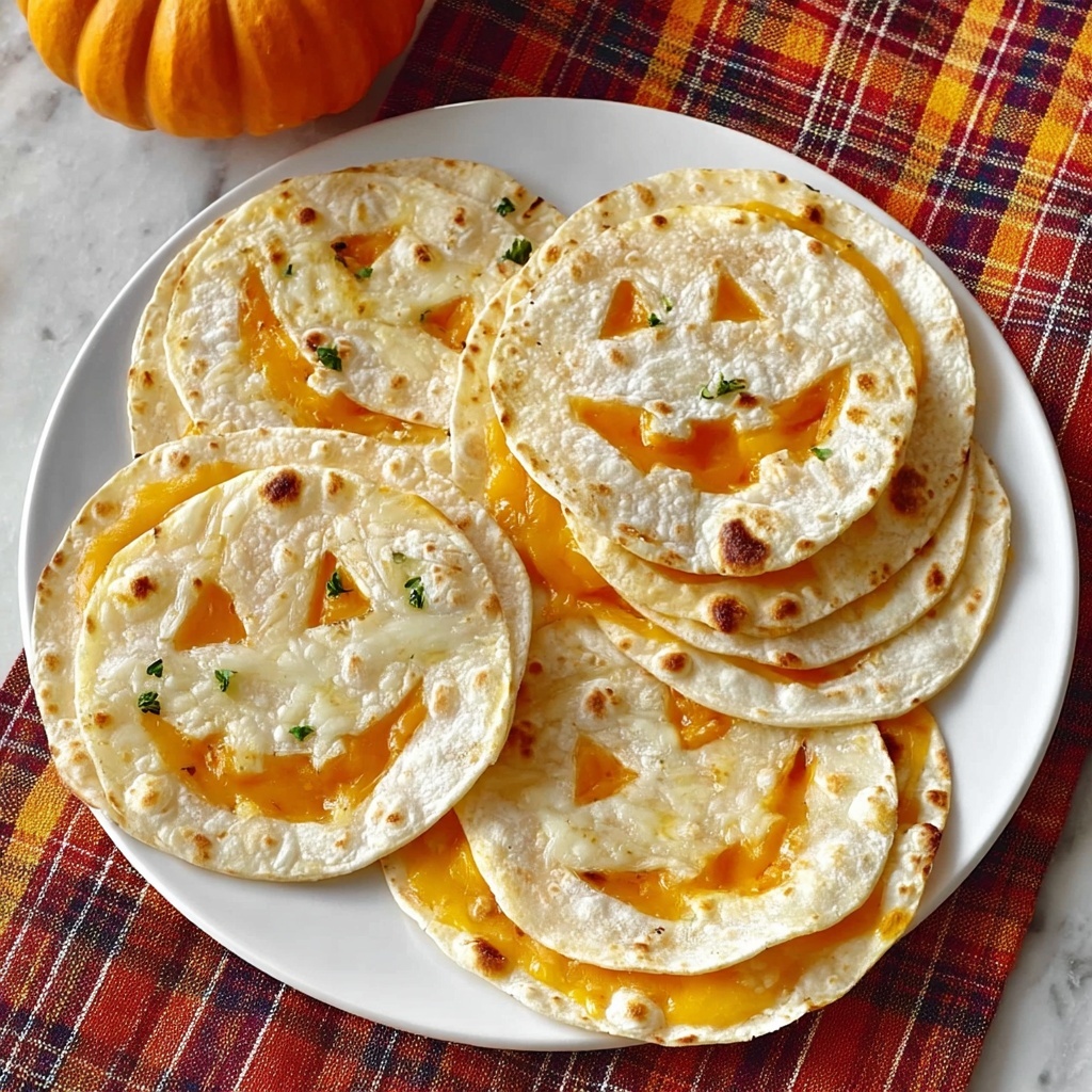 Jack o' Lantern Quesadillas: A Spooky Halloween Recipe - Recipe Image