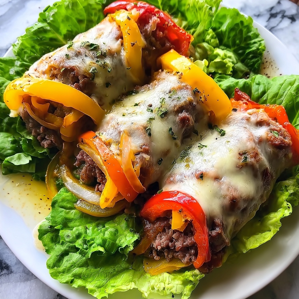 Keto Philly Cheesesteak Rolls: 7 Delicious Comfort Bites Recipe - Recipe Image