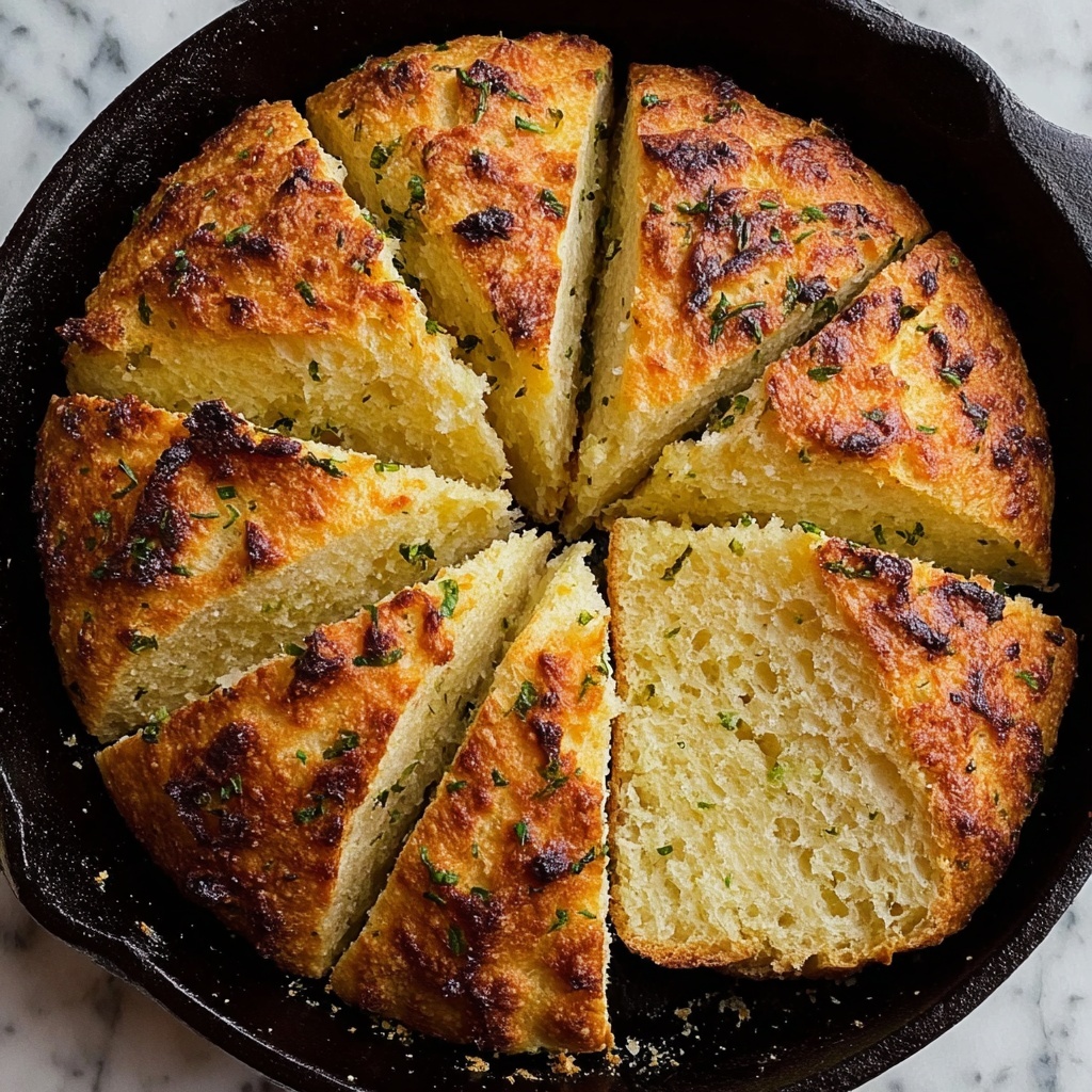 Skillet Herb Bread: Warm, Easy, and Flavor-Packed Delight Recipe - Recipe Image