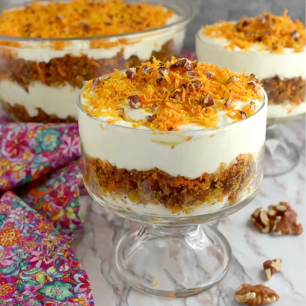 Delicious Carrot Cake Trifle Recipe - Recipe Image