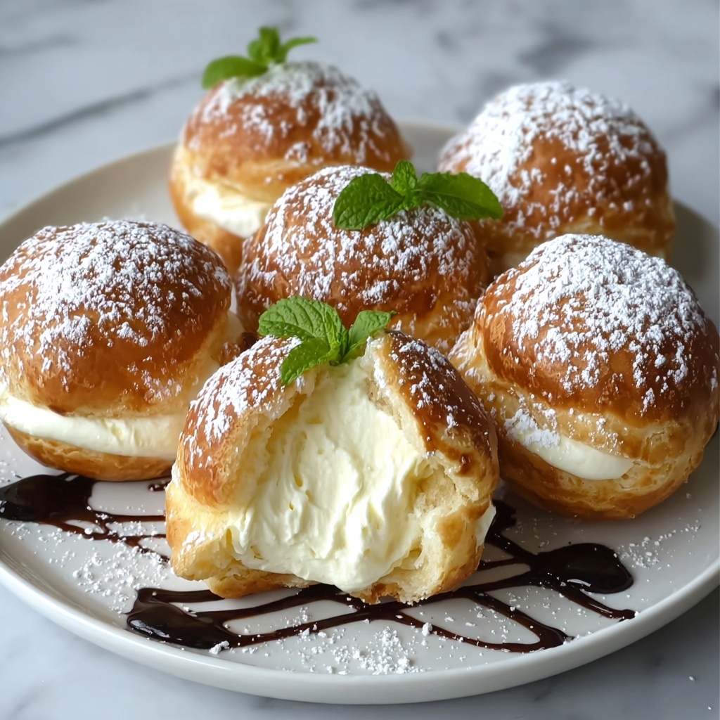 Italian Cream Bombs Dessert Recipe - Recipe Image