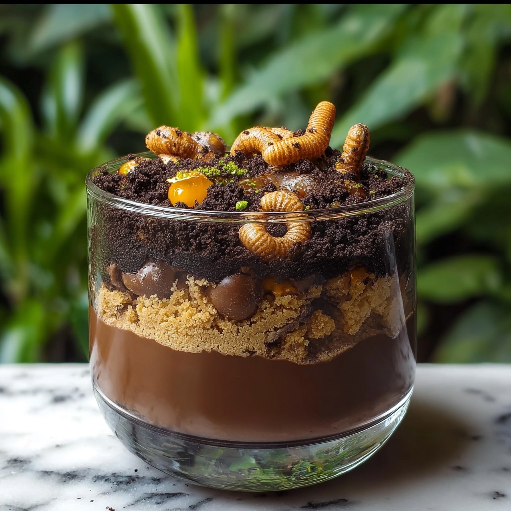 Creepy Crawly Dirt Pudding Recipe - Recipe Image