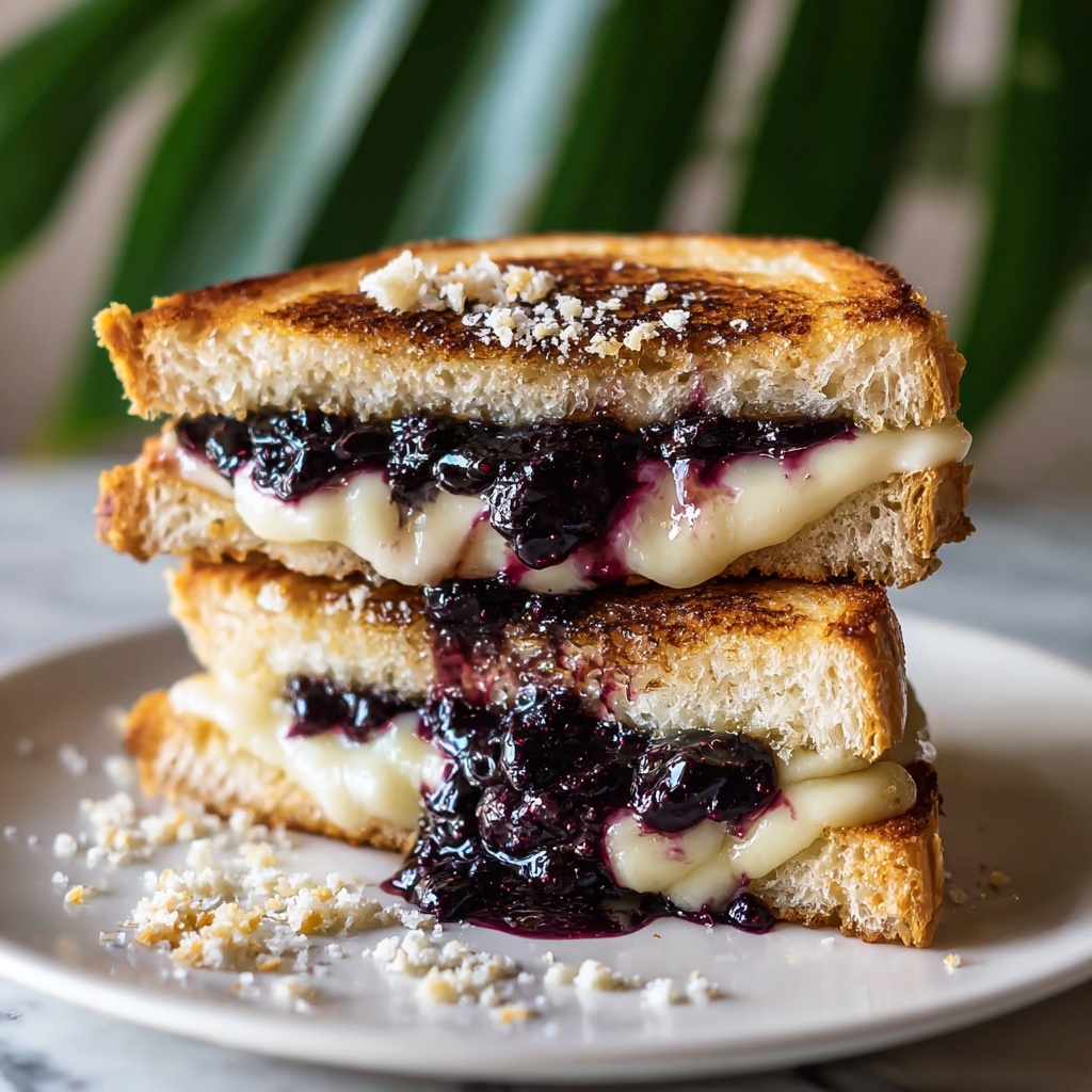 Balsamic Blackberry Bliss Grilled Cheese Recipe - Recipe Image