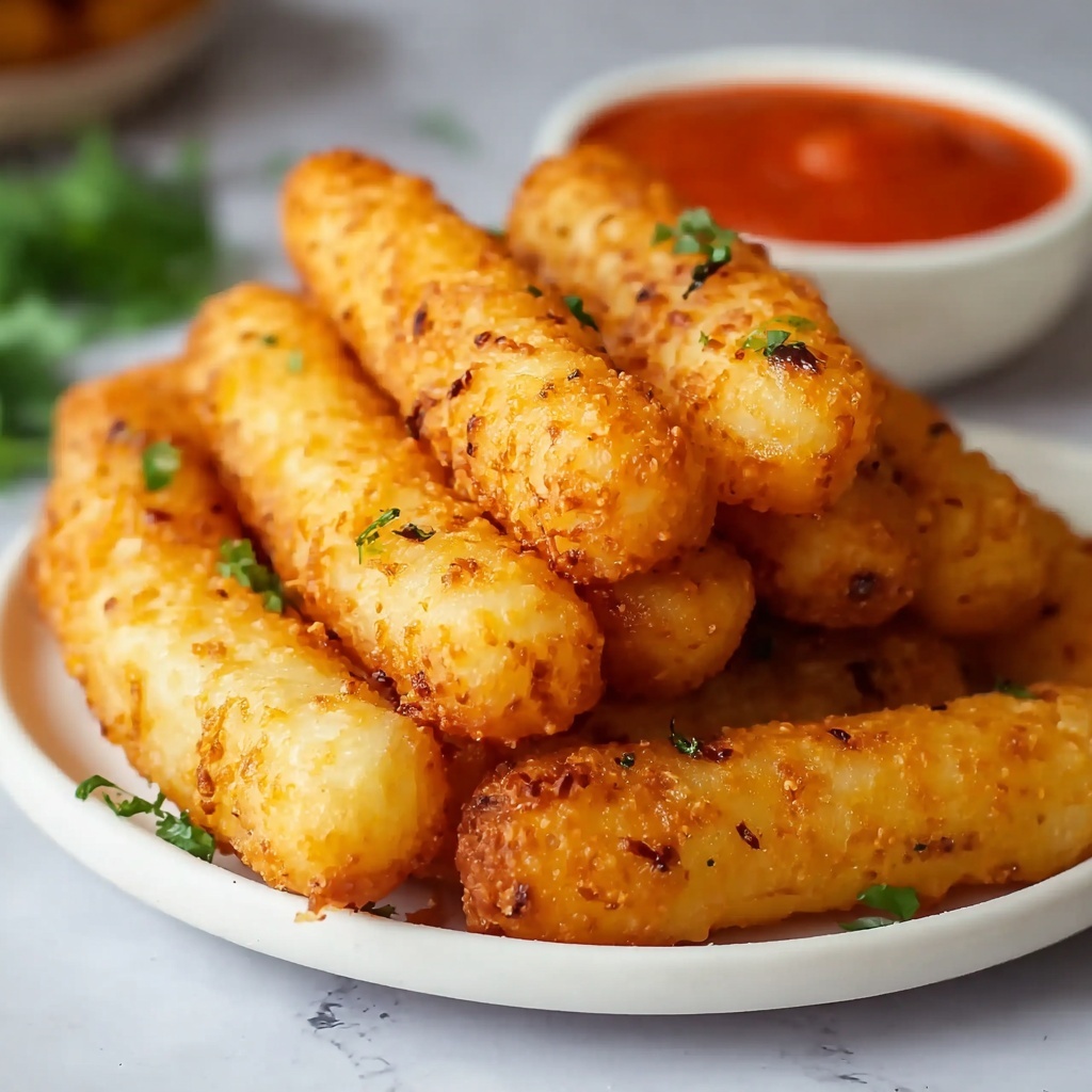 Melt-in-Your-Mouth Potato Cheese Sticks Perfect for Snacking Recipe - Recipe Image