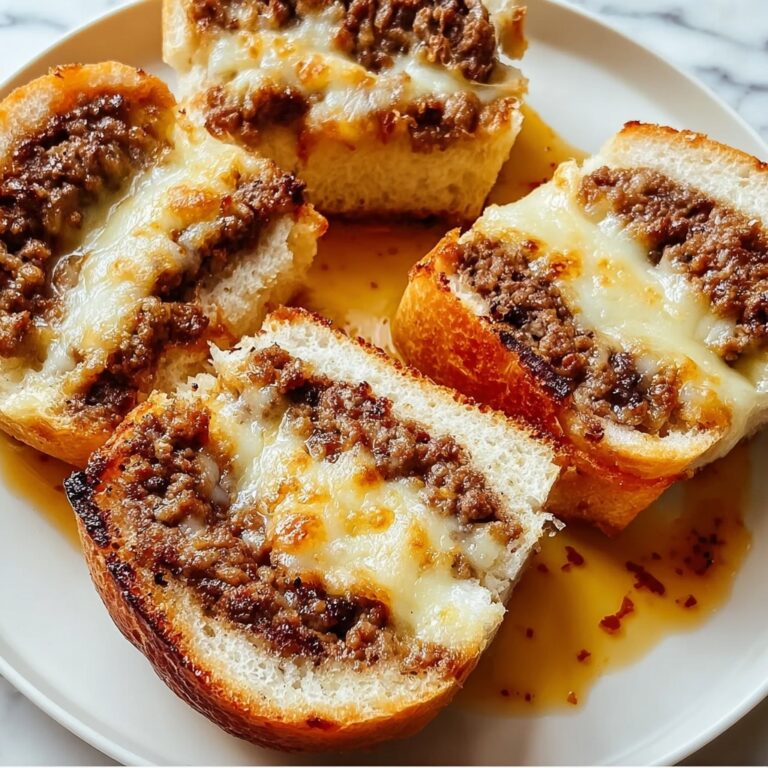 Sloppy Joe Garlic Bread Melts: 7 Irresistible Comfort Bites Recipe