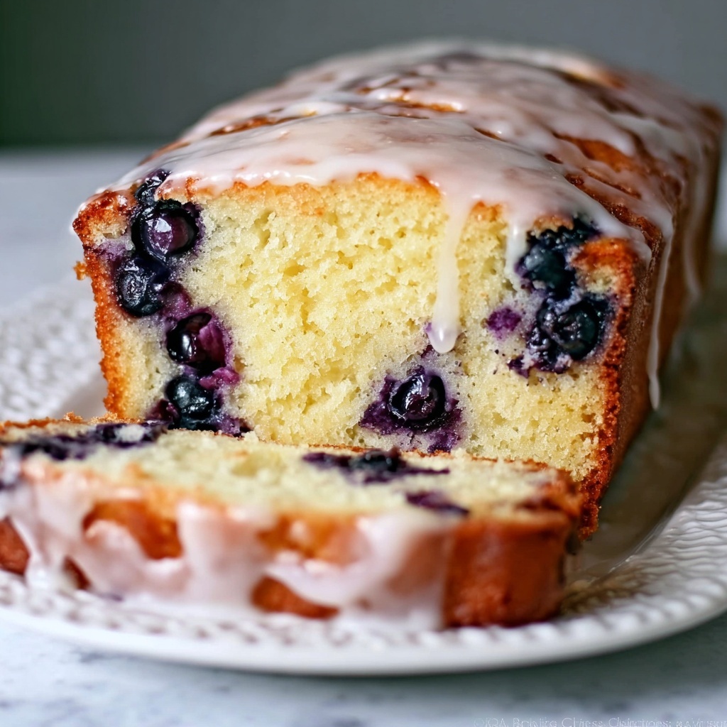 Easy Homemade Lemon Blueberry Bread Recipe - Recipe Image
