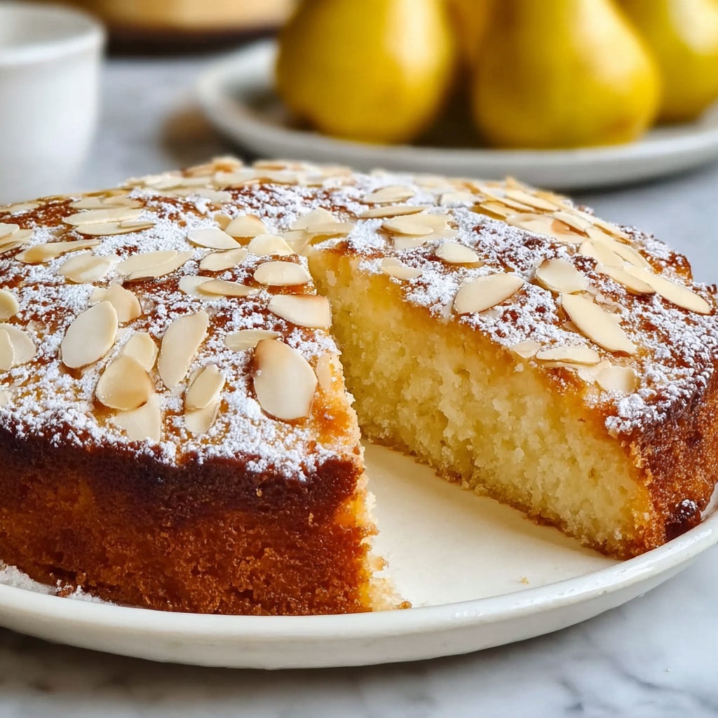 Pear Almond Coffee Cake Recipe - Recipe Image