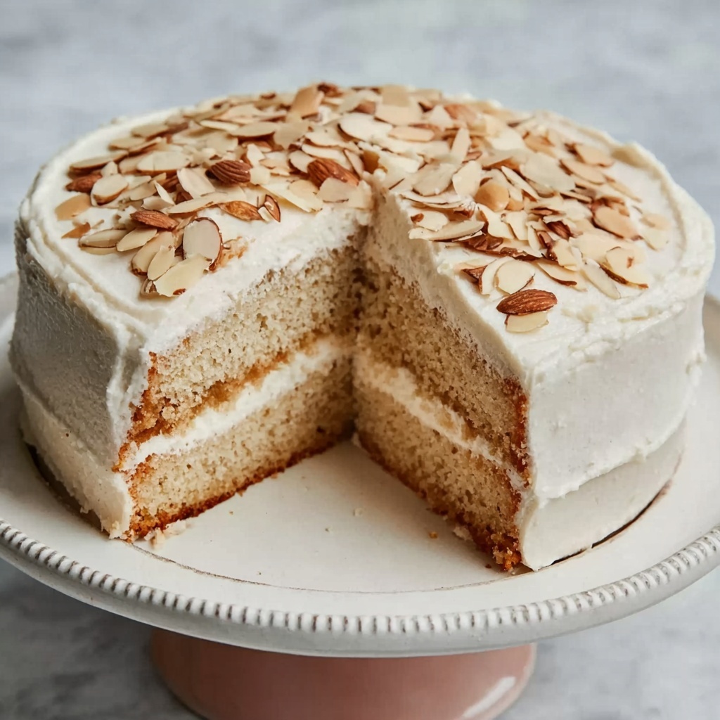 Almond Cream Cake Recipe - Recipe Image