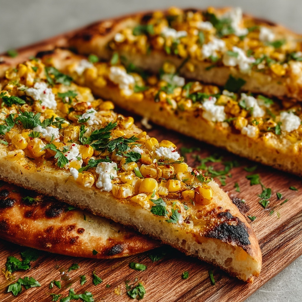 Sweet Corn Flatbread Recipe - Recipe Image