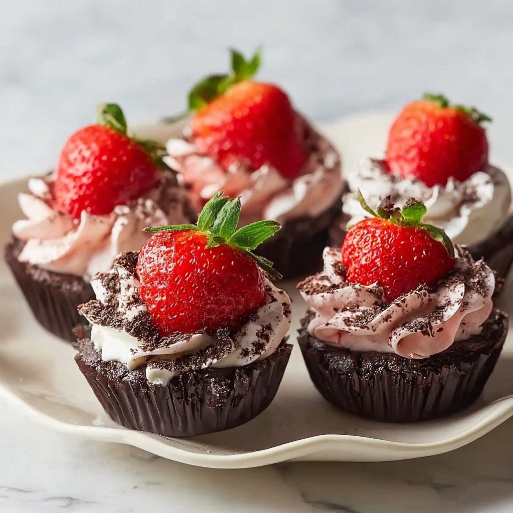 Chocolate Cheesecake Stuffed Strawberries Recipe - Recipe Image