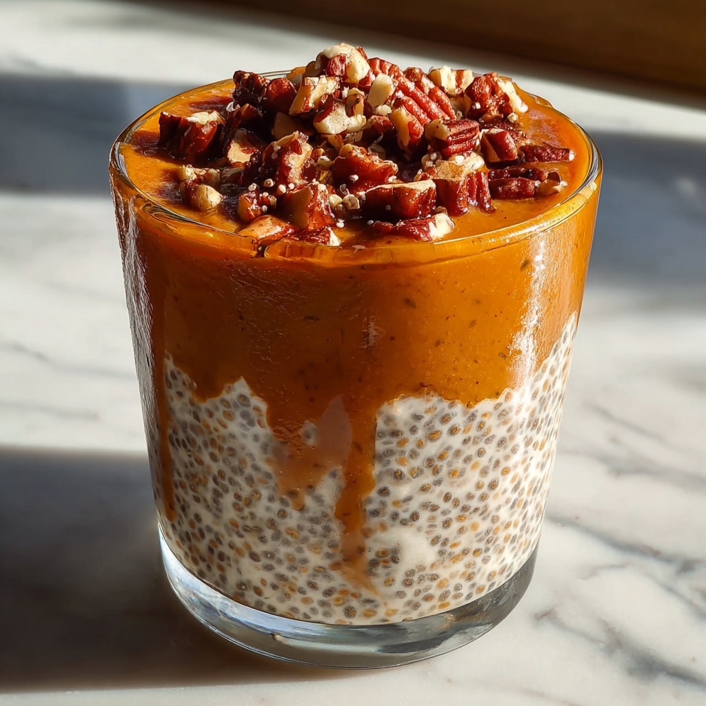 Pumpkin Pie Overnight Oats Recipe - Recipe Image