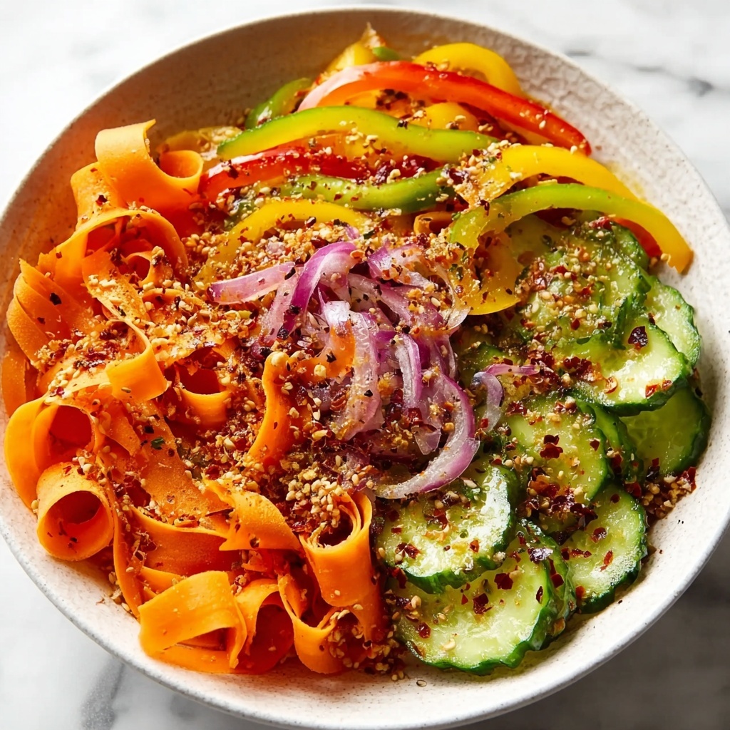 Viral Cucumber Pepper Salad Recipe - Recipe Image