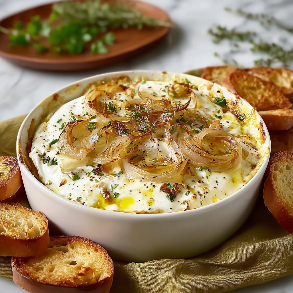 Homemade French Onion Dip From Scratch Recipe - Recipe Image