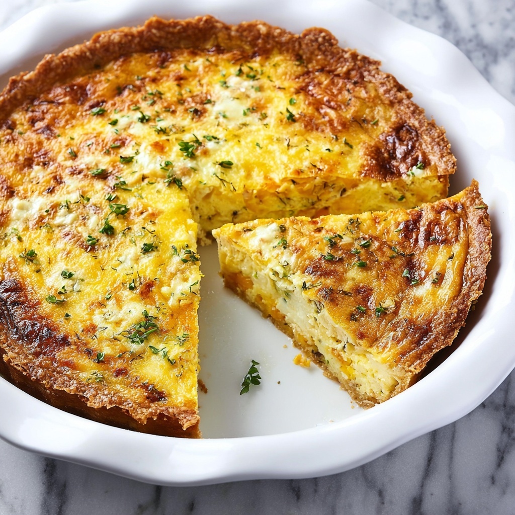 Sausage and Tater Tot Breakfast Quiche Recipe - Recipe Image