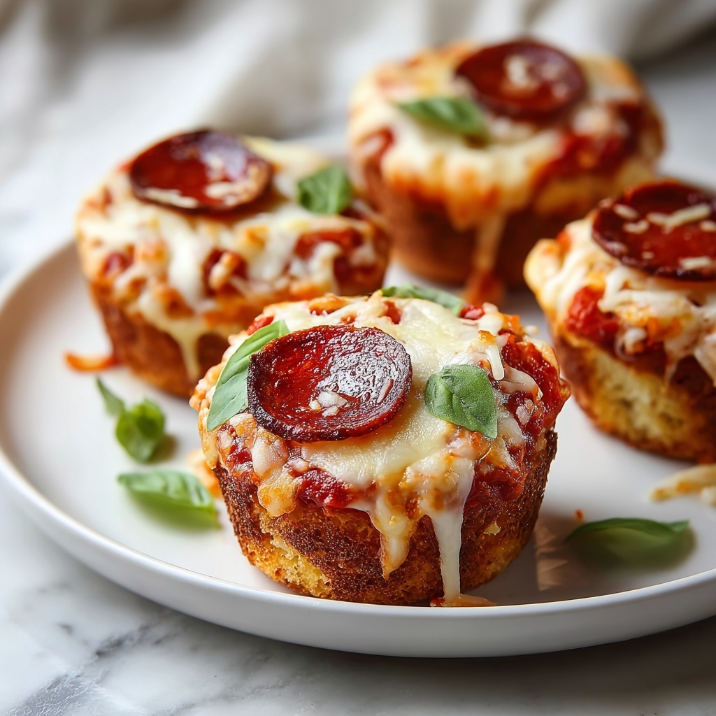 Deep Dish Pizza Cupcakes Recipe - Recipe Image