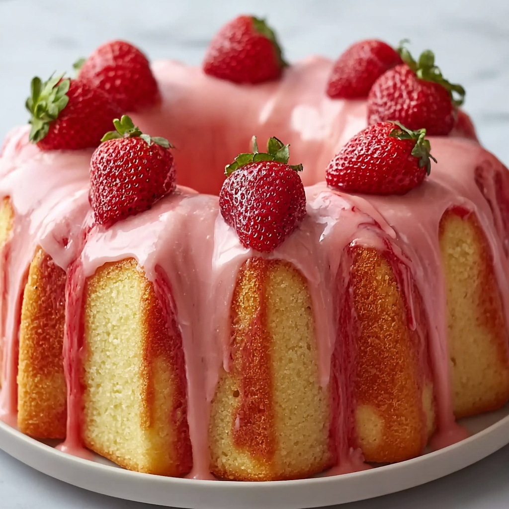 Strawberry Milkshake Pound Cake – Sweet Summer Nostalgia Recipe